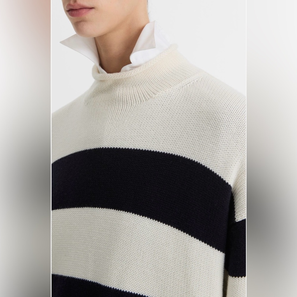 Vince merino wool cotton sweater - Picture 7 of 8